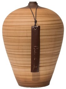 Vaso Bojudo decorativo de cerâmica - Bamboo Fosco