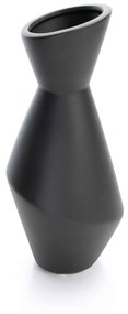 Vaso Decorativo Preto em Cerâmica 26x12 cm - D'Rossi
