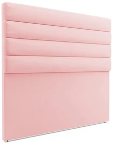 Cabeceira California Para Cama Box Casal 140 cm Suede Rosa Bebê - D'Rossi