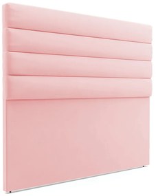 Cabeceira California Para Cama Box Casal 140 cm Suede Rosa Bebê - D'Rossi