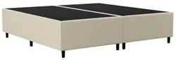 Base Cama Box Casal Queen 158cm Bipartido Hit I02 Corano Bege- Mpozena