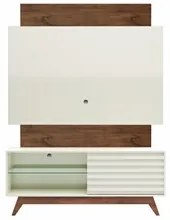 Rack Bancada com Painel para TV até 55 Pol. 140cm 1 Porta 100%MDF TB15