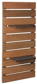 Deck Parede Vertical com Prateleiras - Wood Prime MR 34653