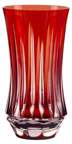Copo de Cristal Lapidado Long Drink 19 - Vermelho - 66  Vermelho - 66