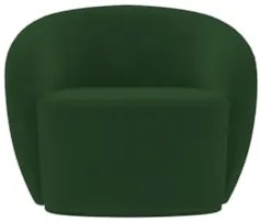 Poltrona para Sala de Estar Orgânica Kit com 2 Garbin Z08 Veludo Verde