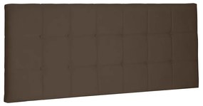 Cabeceira Painel Verona Para Cama Box Solteiro 90 cm Suede - D'Rossi - Caramelo