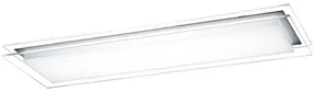 Plafon Embutir Aluminio Acrilico Opalino Branco