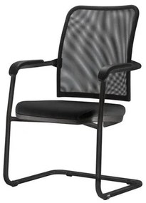 Cadeira Soul Assento Crepe Base Fixa Preta - 54251 Sun House