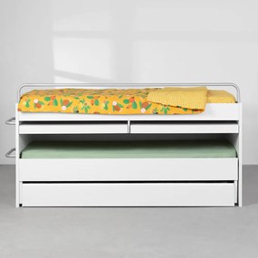 Beliche Contemporâneo com Cama Auxiliar - Branco