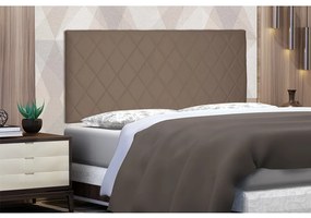 Cabeceira Painel Dubai Para Cama Box Solteiro 90 cm Suede Caramelo - D'Rossi