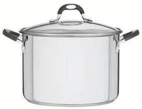 Caldeirão Tramontina Astro Aço Inox Tampa de Vidro 28 cm 11,4 Litros