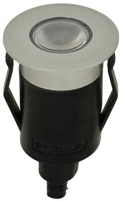 Balizador Led Embutir Aluminio 1W 3000K Ip67 Way Up - PRATA