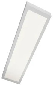 Plafon Led Sobrepor Retangular Branco 48W Irc80 Yamamura - LED BRANCO FRIO (6000K)