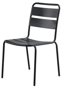 Cadeira Bora Sem Braço Estrutura em Aço com Pintura cor Preto - 74363 Sun House