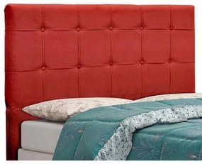 Cabeceira Tóquio para Cama Box Solteiro 100 cm Suede Vermelho - D'Rossi