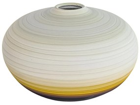 Vaso Bola decorativo de cerâmica 14x19 - Salar Fosco  Kleiner