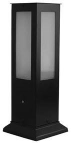 Balizador Aluminio Vidro Ip65 30Cm Fael - PRETO