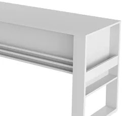 Mesa Para Computador Escrivaninha ME4146 Branco - Tecno Mobili