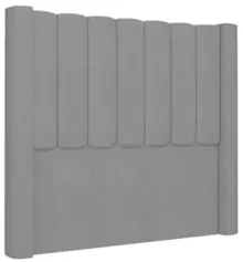 Cabeceira Casal Queen Cama Box 160cm Claire Z04 Veludo Cinza - Mpozena