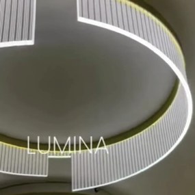 Plafon Lumina Ø40X13Cm Led 24W 3000K Bivolt Dourado - Usina Imports Ui...