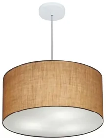 Pendente Cilíndrico Palha MJ-4243 Para Mesa de Jantar e Estar