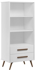 Livreiro Estante 2 Gavetas Cusco Q01 - ADJ Decor