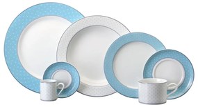 Aparelho Jantar, Chá E Café 42 Peças Porcelana Schmidt - Dec. Maitê 2264