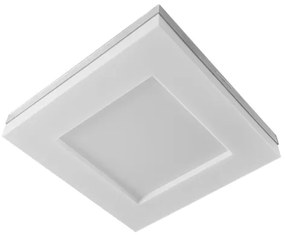 Plafon Led Sobrepor Branco 25W Asturias - LED BRANCO FRIO (6500K)