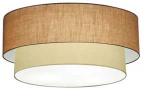 Plafon Para Dormitório Cilíndrico SD-3065 Cúpula Cor Palha Bege