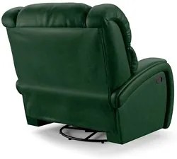 Poltrona do Papai Reclinável Kalie Glider Giratória FH9 PU Verde Musgo