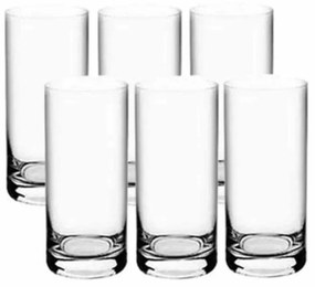 Jogo 6 Copos De Cristal Para Água 250Ml Barware Bohemia