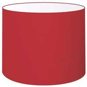 Cúpula Abajur Cilíndrica Cp-7018 Ø40x25cm Bordô