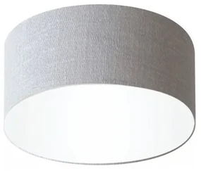 Plafon Para Sala de Estar Cilíndrico SE-3010 Cúpula Cor Cinza