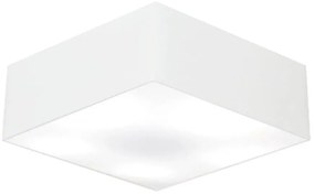 Plafon Quadrado Vivare Md-3056 Cúpula em Tecido 15/70x70cm - Bivolt