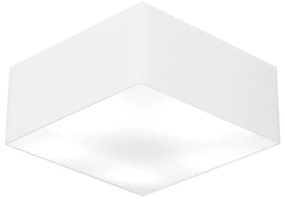 Plafon Para Dormitório Quadrado SD-3012 Cúpula Cor Branco