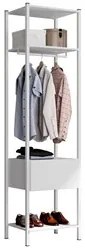 Guarda Roupa Closet 1 Gaveta 540A Oxford Branco - Artefamol
