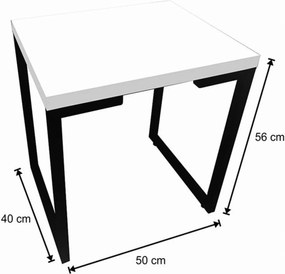 Mesa Lateral Porto Branco - Fit Mobel