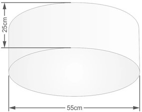 Plafon Para Sala Cilíndrico SL-3058 Cúpula Cor Branco