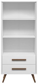 Livreiro Estante 2 Gavetas Cusco Q01 - ADJ Decor