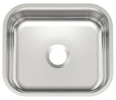 Cuba de embutir n.0 Tramontina Lavínia 40 BL Aço Inox Polido 40x 34 cm Sem Válvula Outlet