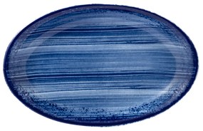 Travessa Rasa 21Cm Porcelana Schmidt - Dec. Esfera Azul 2413