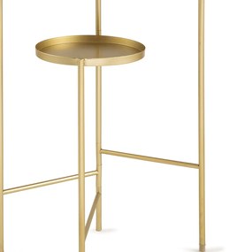 Mesa de Apoio Dourada 76x52 cm - D'Rossi