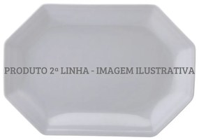 Travessa Rasa Oitavada 28Cm Porcelana Schmidt - Mod. Prisma 2° Linha 077