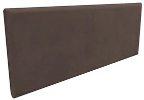 Cabeceira Painel Clean para Cama Box Solteiro 100 cm Suede - D'Rossi - Marrom