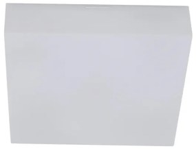 Plafon Sobrepor Quadrado Acrilico Branco 36cm Valencia