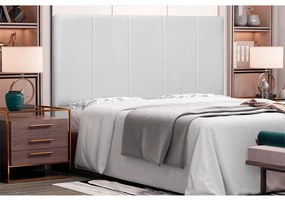 Cabeceira Arizona Para Cama Box Solteiro 90 cm Corino - D'Rossi - Branco