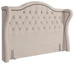 Cabeceira Cama Box Casal 140cm Antibes P02 Linho Bege Cru - Mpozenato