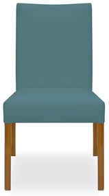 Kit 6 Cadeiras de Jantar Milan Linho Azul