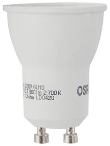 Lampada Led Mini Dicroica Gu10 3,5w 300lm 36 220v 2700k