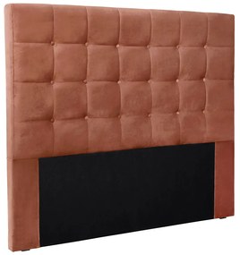 Cabeceira Cama Box Casal 140 cm Verona Veludo Cobre S04 - D'Rossi